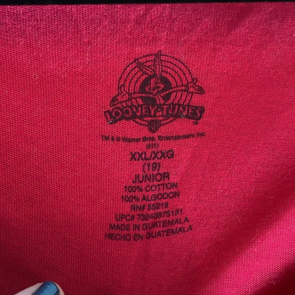 Looney Tunes Tweety Bird Holiday Long Sleeve Shirt, Size XXL Juniors NWOT - Picture 2 of 2